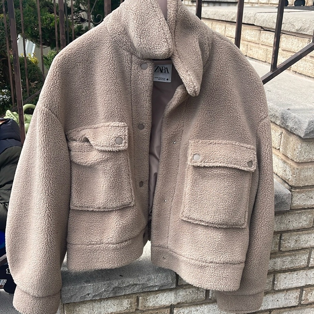 Zara teddy jacket